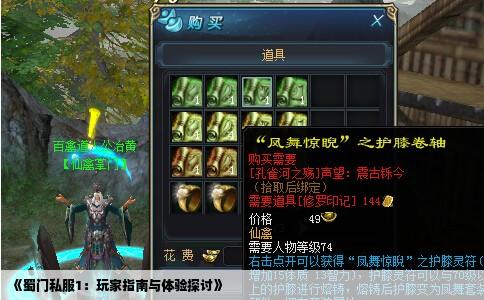 《蜀门私服1：玩家指南与体验探讨》